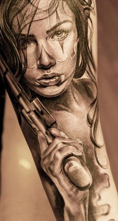 Tattoo Artist - Jun Cha - woman tattoo Juncha Tattoo, Full Circle Tattoo, Lowrider Tattoo, Catrina Tattoo, Clown Tattoo, Lowrider Art, Chicano Tattoo