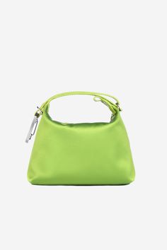 Colour: Green Composition:100% Satin Hook:Brass Snaphook SIZE & FIT Dimensions: 13x15x17 cm Moon Bag, Satin Bags, Jewelry Care, Composition, Moon, Satin, Brass, Green