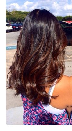 Hair Color Flamboyage, Black Hair Balayage, Brunette Hair With Highlights, Hair Color Auburn, Brown Hair Balayage, Makijaż Smokey Eye, Trendy Hair Color, Hair Shades, Hair Color Balayage