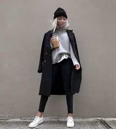 The Best Outfit Inspiration for Fall | StyleCaster Fresh Outfits, Oversized Coat, 2015 Fashion, Fall And Winter