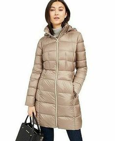 Chic Coat, Puffy Coat, Down Puffer Jacket, Down Puffer Coat, Mk Logo, Big Clothes, Women's Coats & Jackets, Travel Pouch, Puffer Coat