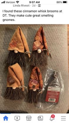 Cinnamon Broom, Candy Land Decorations, Fall Decor Diy Crafts, Christmas Decorations Diy, Halloween Wood Crafts, Easy Fall Crafts, Candy Land Christmas Decorations, Candy Land Christmas Tree, Gnomes Diy