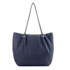 About This Item. Alfani's Phoebe Tote Grabs Extra Looks With Its Pleated Design And Finely Crafted Looks. 15"W X 12"H X 5-1/2"D (Width Is Measured Across The Bottom Of Handbag); 1.36 Lbs. Approx. Weight 11"L Handles Top Magnetic Snap Closure Gold-Tone Hardware 2 Interior Slip Pockets & 2 Zip Pockets Laptop Compatible (Std. Size 13"-15") Polyurethane; Lining: Polyester Spot Clean We Ship Fast, And We Ship Out Same Business Day. Features: Tote Size: Womens Large Condition: New With Tags Large Capacity Navy Shoulder Bag, Chic Navy Leather Shoulder Bag, Chic Blue Shoulder Bag For Errands, Chic Navy Shopping Bag, Chic Navy Bags For Shopping, Chic Navy Tote Shoulder Bag, Chic Navy Shoulder Bag For Daily Use, 2d Bags, Large Tote Purse