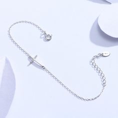 Women's Cross Bracelet in Sterling Silver FEATURES Cross Bracelet in real 925 Sterling Silver Comfortable to wear Lightweight and safe Includes gift box and cleaning cloth 🚚 Free Shipping Worldwide Estimated Delivery time: 8 to 13 business days 🎁 Ideal Gifts: Christmas gifts, family jewelry, friends gifts, couple gifts, anniversary gifts, birthday gifts, party gifts, graduation gifts, back to school gifts or special gifts! High Quality 925 silver Jewelry Material: S925 Sterling silver Size: 17 Christmas Gifts Family, Gifts Couple, Family Jewelry, Mens Silver Jewelry, Friends Gifts, Family Jewellery, Gifts Anniversary, Bracelet Women, Cross Bracelet