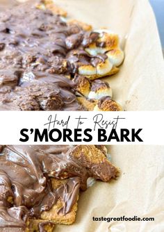 Crunchy Graham crackers, stretchy marshmallows, and velvety chocolate are all wrapped up in a single, sensational bite. Mexican Dessert Recipes, Kinds Of Desserts, Bark Recipe, Special Desserts, Chocolate Craving, Best Dessert Recipes, S Mores