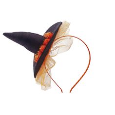 PRICES MAY VARY. China Hand Wash Only LUX ACCESSORIES Black Witch’s Hat with Orange Pom Poms and Veil Accent Adult Size Halloween Costume Headband Witch Headband, Witch Hats, Black Witch, Witch Hat, Pom Poms, Halloween Costume, Veil, Halloween Costumes, Witch