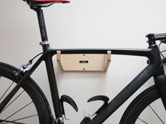 a bike with a wooden box attached to it