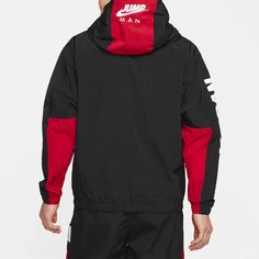 Jumpman Logo, University Blue, Nike Jordan, Black Design, Lightweight Fabric, Logo Print, Running Errands, Hooded Jacket, Air Jordan