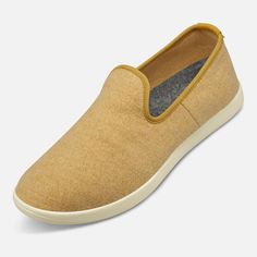 Women's Wool Loungers – Allbirds Honey Cream, Wool Slippers, Most Comfortable Shoes, Yellow Submarine, Mood Board Fashion, Wool Fabric, Walk On, Slip Ons, Recycled Materials