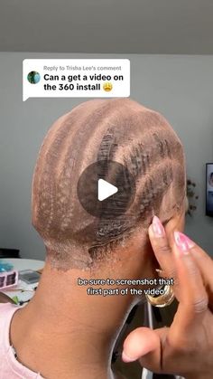 360 Wig Install, How To Install A Wig, Braids For Wigs Install, 360 Wig Hairstyles, How To Install Frontal Wig, Braid Down For Wig Install, Cornrows For Wig, How To Install A Lace Front Wig, Braid Down For Wig