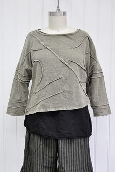 Sweaters Archives - Krista Larson Designs Boxy Cotton Sweater For Spring, Oversized Cotton Top With Asymmetrical Hem, Oversized Cotton Tops With Asymmetrical Hem, Boxy Long Sleeve Tops For Fall, Spring Boxy Fit Sweatshirt For Layering, Fall Crew Neck Lagenlook Tops, Fall Lagenlook Crew Neck Tops, Fall Crew Neck Tops In Lagenlook Style, Fall Cropped Hem Relaxed Fit Tops