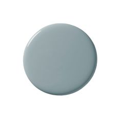 a white round object is shown against a white background, it appears to be painted in pale blue