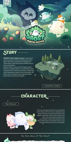 an image of some cartoon characters in different stages of creation, with the title and description below