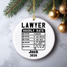 a personalized christmas ornament for a law enforcement officer