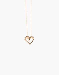 LEONA NECKLACE — Odette New York Everyday Heart Beads Open Heart Necklace, Everyday Heart Shaped Box Chain Necklace, Everyday Heart-shaped Box Chain Necklace, Everyday Open Heart Chain Necklace, Heart Pendant Necklace With Chain, Sterling Silver Pendant, Heart Pendant, Silver Pendant, York City