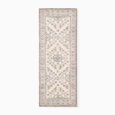 Heirloom Bath Mat | West Elm Bathroom Runner Rug Ideas, Bathroom Rugs Ideas Master, Master Bath Rugs, Long Bathroom Rugs, Bath Mat Runner, Turkish Bathroom, Bathroom Runner, Runner Bath Mat, Bath Runner