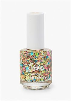 Rainbow Emoji Nail Polish #ChristmasNailPolish Justice Makeup, Rainbow Emoji, Kids Nail Polish, Justice Accessories, Unicorn Stuff, Emoji Birthday, Shop Justice