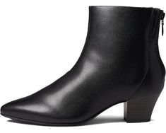 Women's Clarks Teresa Boot Modern Heeled Boots With Padded Ankle For Work, Synthetic Boots With Stacked Heel For Workwear, Sleek Low Heel Boots Medium Width, Synthetic Stacked Heel Boots For Work, Synthetic Ankle Heeled Boots For Workwear, Fitted Plain Toe Office Boots, Synthetic Ankle Boots For Work, Synthetic Heeled Boots With Stacked Heel For Work, Classic Faux Leather Heeled Boots For Work