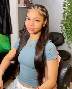 Braids With Weave Hairstyles, 2 Braids With Weave, Curly Braided Hairstyles, 2 Braids, Mixed Curly Hair, Hair Inspiration Long, Quick Weave Hairstyles, Quick Braided Hairstyles