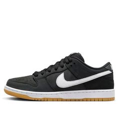 Nike SB Dunk Low 'Black Gum' CD2563-006 (SNKR/Retro/Skate/Unisex/Low Top/Non-Slip/Wear-resistant) Nike Sb Dunk Low Pro, Nike Sb Dunk Low, Dunks Nike, Sb Dunk Low, Nike Sb Dunks Low, Nike Sb Dunk, Black Gums, Sb Dunk, Round Toe Heels