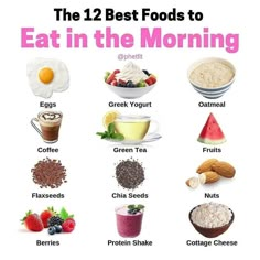 The 12 Best Foods to Eat in the Morning Greek Yogurt Oatmeal, Oatmeal And Eggs, Good Foods To Eat, Morning Food, Foods To Eat, Keto Meal Plan, Protein Shakes, Healthy Foods To Eat