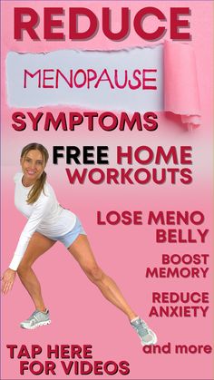 a flyer for a women's home workout program