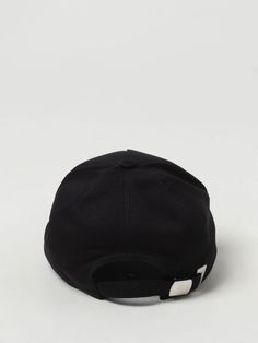 Hat BALMAIN Men color Black Classic Black Cotton Hat, Classic Black Baseball Cap, Black Baseball Cap With Logo Patch For Sports, Classic Black Cotton Baseball Cap, Classic Black Baseball Cap With Flat Bill, Black Sporty Baseball Cap With Embroidered Logo, Sporty Black Baseball Cap With Embroidered Logo, Black Cotton Six-panel Hat, Black Cotton Flat Bill Baseball Cap