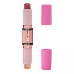 Makeup Revolution Blush & Highlight Stick - 0.3oz : Target Makeup Revolution Blush, Revolution Blush, Highlight Stick, Super Glow, Stick Highlighter, Contour Stick, Natural Skin Tone, Matte Blush, Blush Highlighter