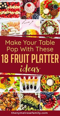 18 Fruit Platter Ideas to Make Your Table Pop Beautiful Fruit Platter, Holiday Fruit Platter, Fruit Platter Ideas, Fruit Tables, Fruit Platter Ideas Party, Fruit Platters, Holiday Fruit, Platter Ideas, Fruit Platter Designs