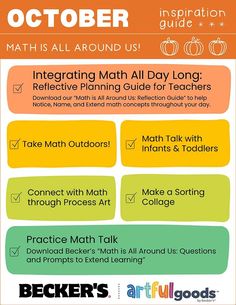 an orange and green poster with instructions on how to use it for teaching materials in the classroom