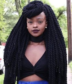 Women Twist Hairstyles, Colored Twists, Protective Braid Styles, Wool Braids, Yarn Braids Styles, Yarn Twists, Yarn Locs, Yarn Twist