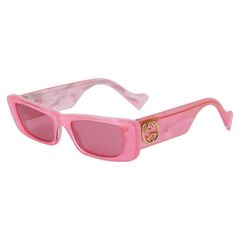 Pink Gucci Sunglasses, Gucci Outfits Women, Pink Glasses, Gucci Pink, Sunglasses Gucci, Sunglasses Pink, Designer Shades