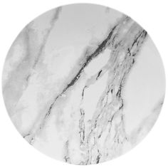 a white and black marble plate on a white background