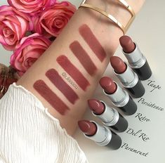 Matte Make Up, Mac Lipstick Swatches, Makeup Accesories, Beauty Make-up, Lipstick Swatches, Kesha