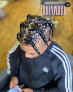 Taper Fade, Braids Hairstyles, Hairstyles Haircuts, Box Braids, Hair Ideas