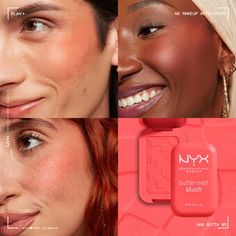 Buttermelt High-Pigment Blush | NYX Professional Makeup Nyx Buttermelt Blush Swatches, Fruit Makeup, Blush Swatches, Nyx Blush, Orange Butter, Oil Lipstick, Beetlejuice Halloween, Rainbow Fruit, Eyebrow Eyeshadow