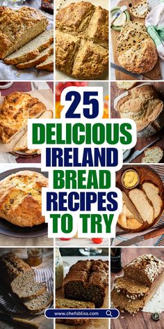 Irish bread is a cornerstone of Ireland’s culinary traditions, cherished for its simplicity, heartiness, and rich flavors. From the iconic soda bread to potato farls and sweet barmbrack, Irish breads are steeped in history and perfect for any occasion. In this collection of 25+ Irish bread recipes, you’ll find both traditional favorites and modern variations that showcase the best of Irish baking. Whether you’re preparing for St. Patrick’s Day or simply looking for comforting bread to enjoy, these recipes will bring the taste of Ireland to your table. Traditional Soda Bread, Irish Bread Traditional, Barmbrack Bread, Irish Breads, Irish Baking, Potato Farls, Irish Brown Bread Recipe, Easy Irish Recipes, Irish Potato Bread