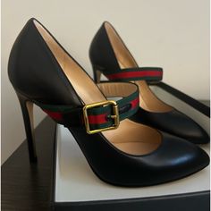 Classic Gucci Pump That Never Gets Old.. Gucci Pumps, Gucci Heels, Shoes Gucci, Gucci Black, Gucci Shoes, Getting Old, Shoes Women Heels, Shoes Heels, Size 7