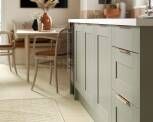 the kitchen is clean and ready to be used for cooking or dining room furniture,