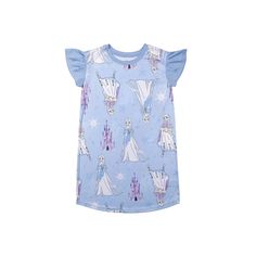 She'll love dressing up for bedtime in this Frozen Anna & Elsa Allover Print Nightgown. © Disney She'll love dressing up for bedtime in this Frozen Anna & Elsa Allover Print Nightgown. © Disney Click on this KIDS APPAREL & SHOES GUIDE to find the perfect fit and more! FEATURES Crewneck Short sleevesFABRIC & CARE Polyester For children's safety, garment should be snug fitting or flame resistant. This is a flame resistant garment. Machine wash Imported Size: 8. Color: Multi. Gender: female. Cute Character Print Dress For Sleepover, Disney Character Print Sleepwear For Bedtime, Blue Disney Sleepwear, Cute Blue Loungewear Dress, Disney Short Sleeve Sleepwear For Bedtime, Shoes Guide, Frozen Anna, Anna Elsa, Anna Frozen