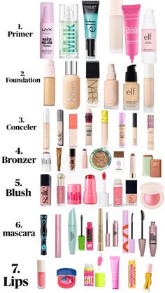 Makeup Routines, Makeup Sephora, Makeup List, Easy Makeup Tutorial