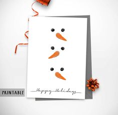 a card with carrots and blackberries on it