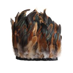 PRICES MAY VARY. Size - This feather fringe trim ribbon is 5 yards(16.4ft) in length , 5-7 inches in width Material - Natural rooster feathers with ribbon. Stitching was great and feathers were full and it dose not shed even after cutting material to size Usage - Sewing crafts costumes,add color to hat, cape, dress and headpiece decoration, DIY crafts and more, the limits of your imagination! Warm notice - Dyed rooster feather trim 11 colors for choose, due to the natural nature of feathers, it is normal for feathers to fade slightly Service - If you have any question and suggestion, please do not hesitate to contact us by mail, we will provide you a satisfactory answer Feather trim fringe worked well for our costume-making needs. 
 They were easy to attach with needle and thread.
 11 colo Feather Fringe, Rooster Feathers, Feather Trim, Cape Dress, Decoration Diy, Fringe Trim, Amazon Art, Crafts Sewing, Sewing Stores