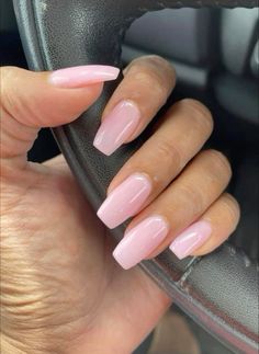 Baby Pink Nails, Pink Acrylic, Nail Jewelry, Pink Nail, Neutral Nails, Fire Nails