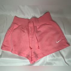 Brand: Nike Size: Large Condition: New With Tags To Note: Loose Fit With Drawstring Around Waist Band. Please Reach Out With Any Questions! Pink Sportswear Sweatpants For Leisure, Trendy Pink Sweatpants For Sports, Pink Leisure Sweatpants Sportswear, Pink Short Bottoms For Athleisure, Pink Sportswear Bottoms For Leisure, Pink Athleisure Bottoms For Leisure, Pink Cotton Bottoms For Leisure, Pink Casual Short Bottoms, Casual Pink Short Bottoms