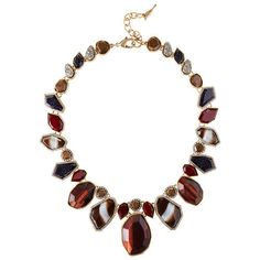 Rush of semi-precious red tiger eye, coffee agate, gold obsidian + a flourish of crystals. A truly divine choice fit for a Modern Muse!The organic nature of semi-precious means each stone will be as individual as you are with variations in color.#N444antique gold-platednickel-free plating17" approx. length + 2" extenderlobster claspsemi-precious red tiger eye, coffee agate, golden obsidian, navy + red goldstone resin, metallic hematite faux druzy, black diamond + clear crystal pavé Chloe Isabel Jewelry, Tiger Eye Jewelry, Red Tiger, Modern Muse, Cowgirl Jewelry, Boho Beauty, Red Tigers Eye, Red Necklace, Red Jewelry