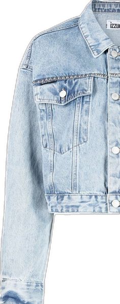 Cropped Denim Jacket, Cropped Denim, Denim Jacket, Collage, Pins, Blue