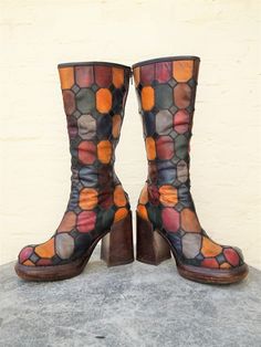 El Dantes Boots, Hippie Boots, 70s Disco, Shoe Inspo, Swag Shoes, Vintage Boots, Dream Shoes, Swag Outfits