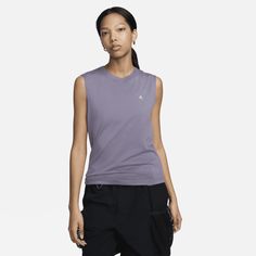 A go-to top to keep you cool and comfortable whether you're on the trail or en route to your next adventure, the Nike ACG Dri-FIT ADV "Goat Rocks" Tank's cropped, loose fit keeps things breezy and relaxed. This product is made with 100% recycled polyester fibers. Casual Sleeveless Activewear For Outdoor, Casual Sleeveless Outdoor Activewear, Sporty Sleeveless Outdoor Tops, Sleeveless Athleisure Tops For Outdoor, Sleeveless Athleisure Activewear For Outdoor Activities, Moisture-wicking Sleeveless Vest For Outdoor Activities, Sporty Tops For Summer Outdoor Activities, Sporty Summer Tops For Outdoor Activities, Summer Athleisure Tops For Outdoor Activities