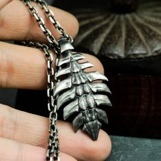 Necklace Dragon, Dragon Tail, Silver Dragon Necklace, Dragon Necklace, Dragon Jewelry, Arthropods, Silver Dragon